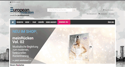 Desktop Screenshot of european-musicstore.com